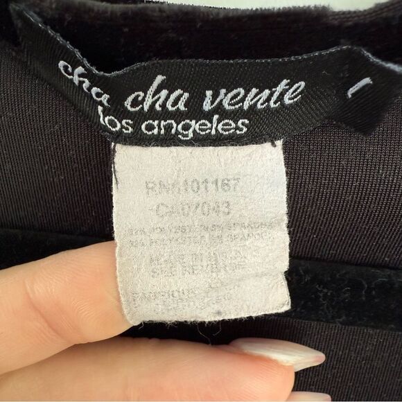 CHA CHA VENTE |  Velvet long sleeve - Picture 4 of 7